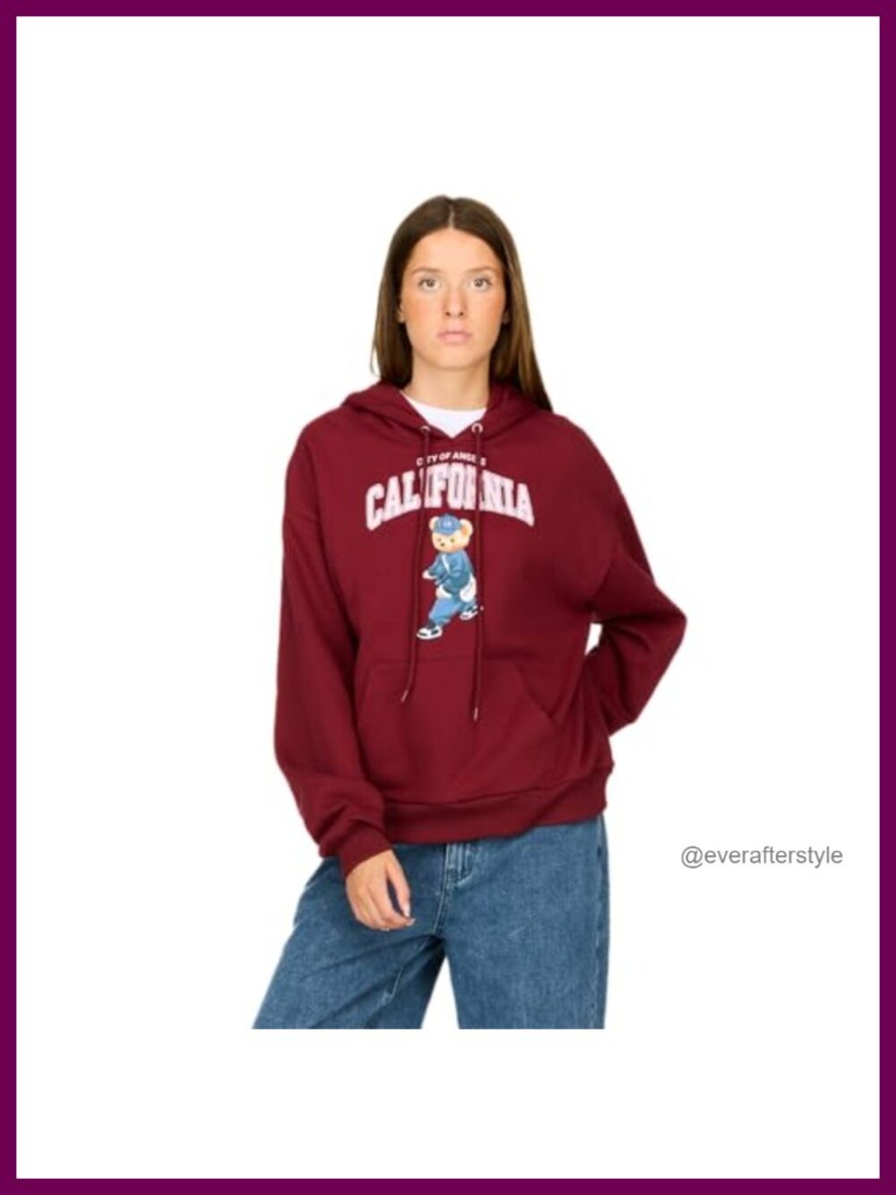Oversized Fleece Hoodie Sweatshirt Kangaroo Pocket Pullover